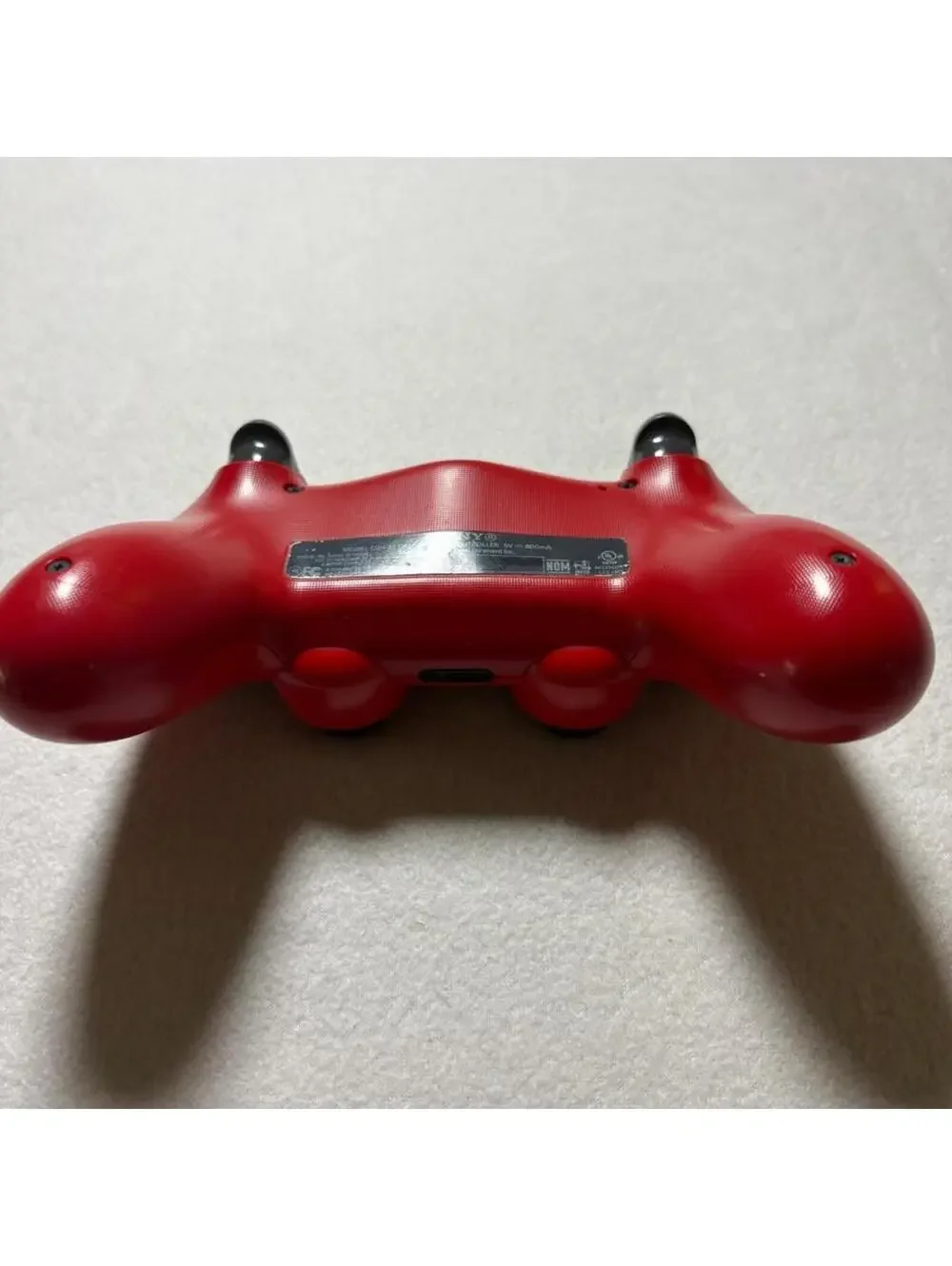 Sony DualShock 4 Wireless Controller PS4 Magma Red CUH-ZCT2U Worn Right